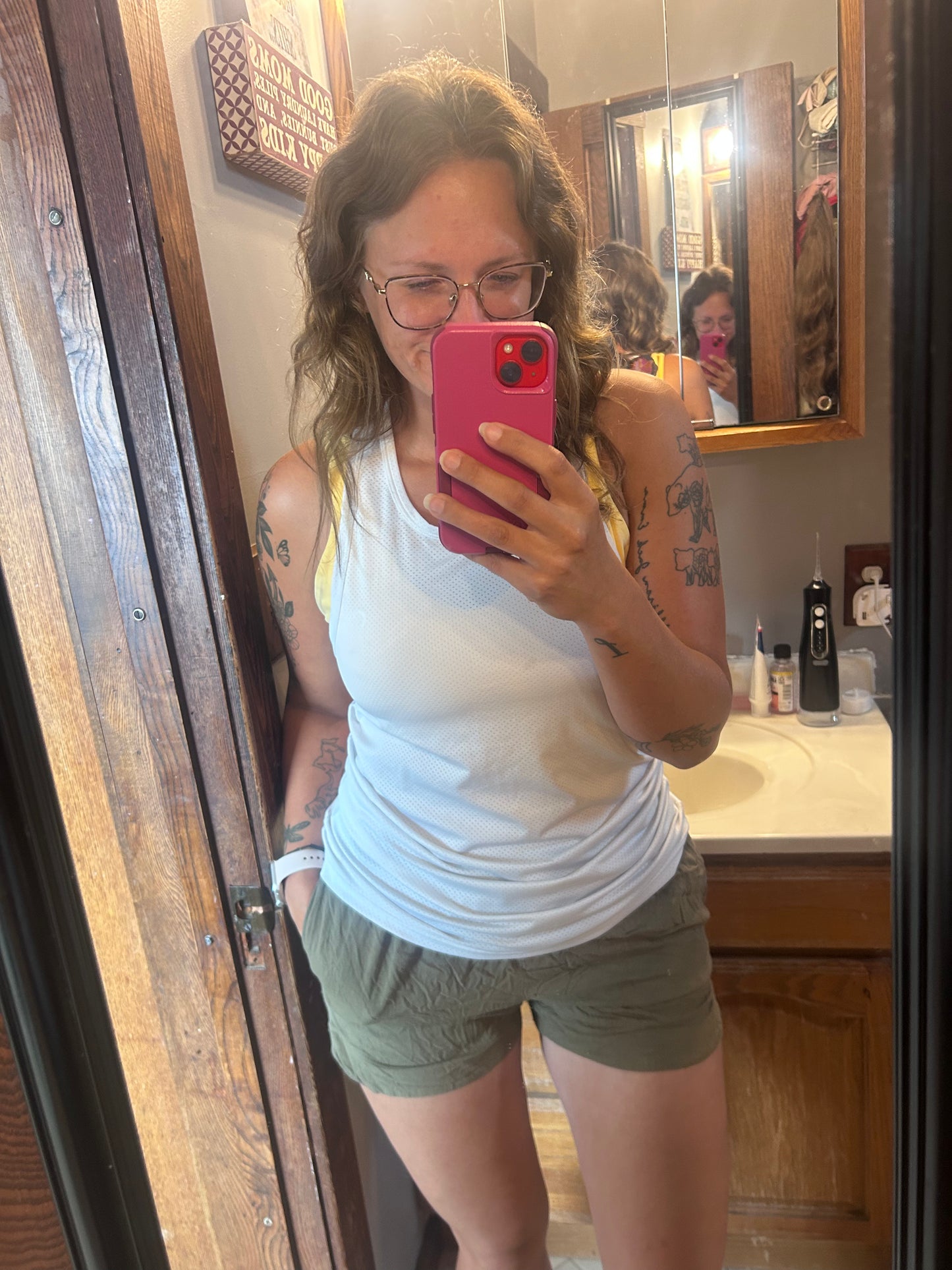 Staccato Size Large Olive Shorts