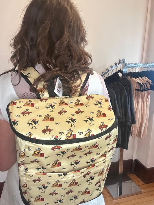 Vintage Cowboy Backpack Cooler