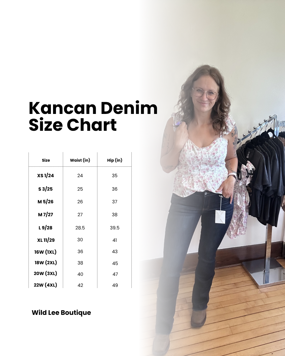 Kancan Low Rise Jeans - Dark