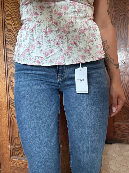 Vervet Mid Rise Seamless Jeans