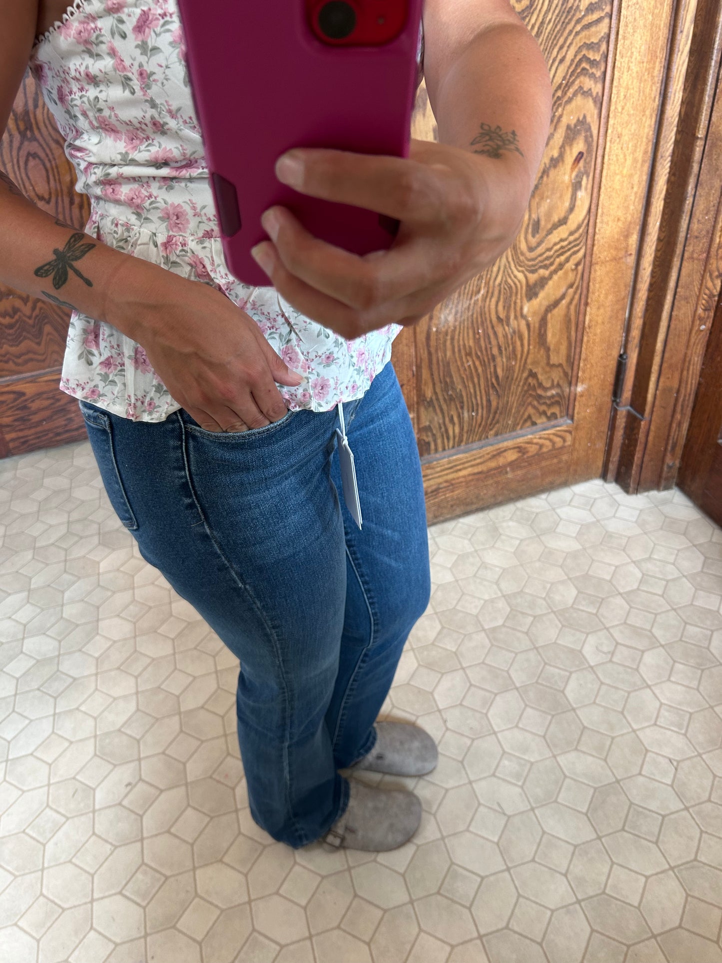 Vervet Mid Rise Seamless Jeans