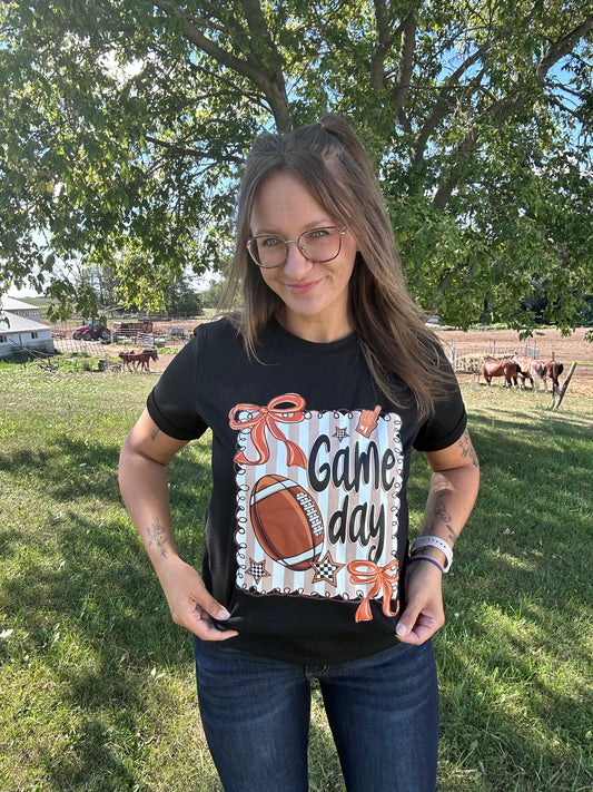 Casual Game Day Football T