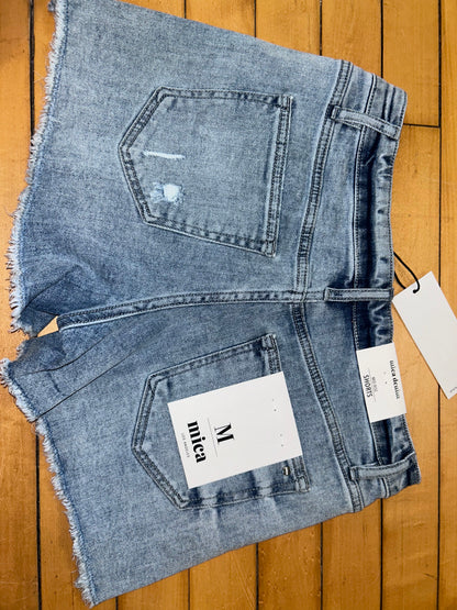 Mica Mid Rise Shorts - Bali Hai