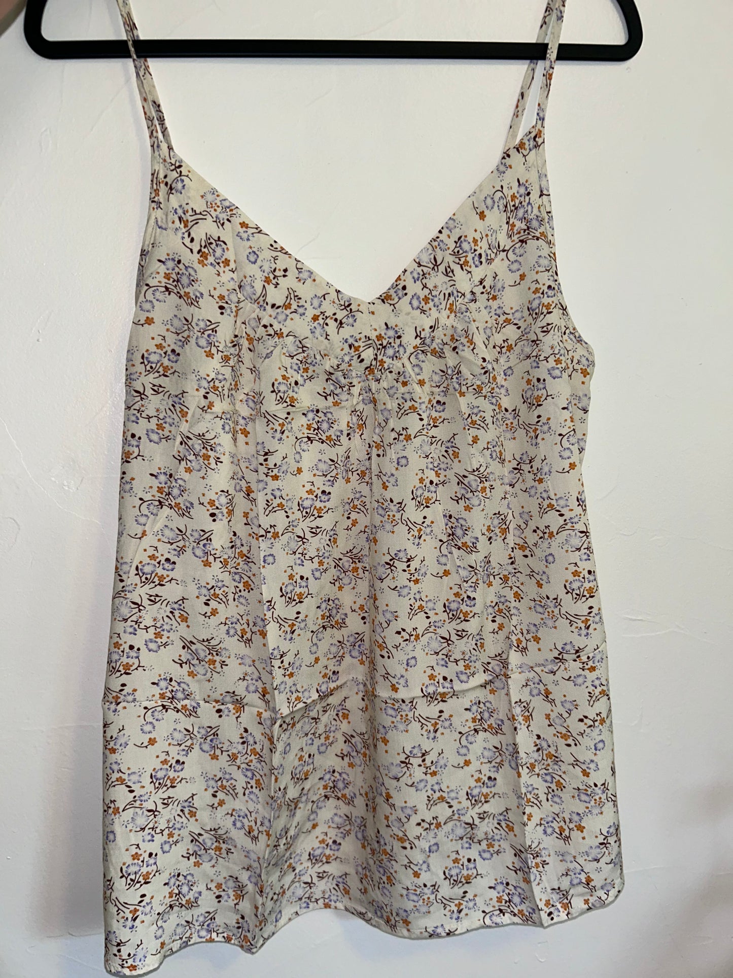 Boho Floral Tank Top - Apricot
