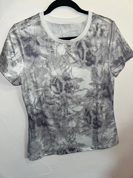 Abstract Woodland T Shirt - Gray