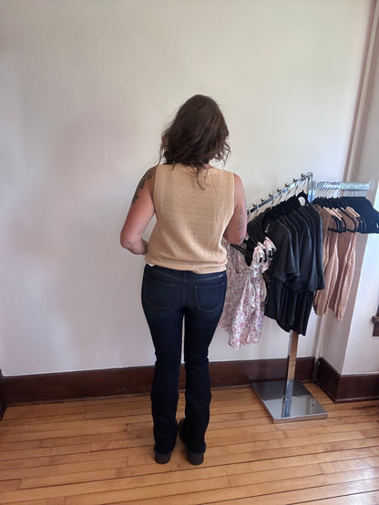Kancan Low Rise Jeans - Super Dark