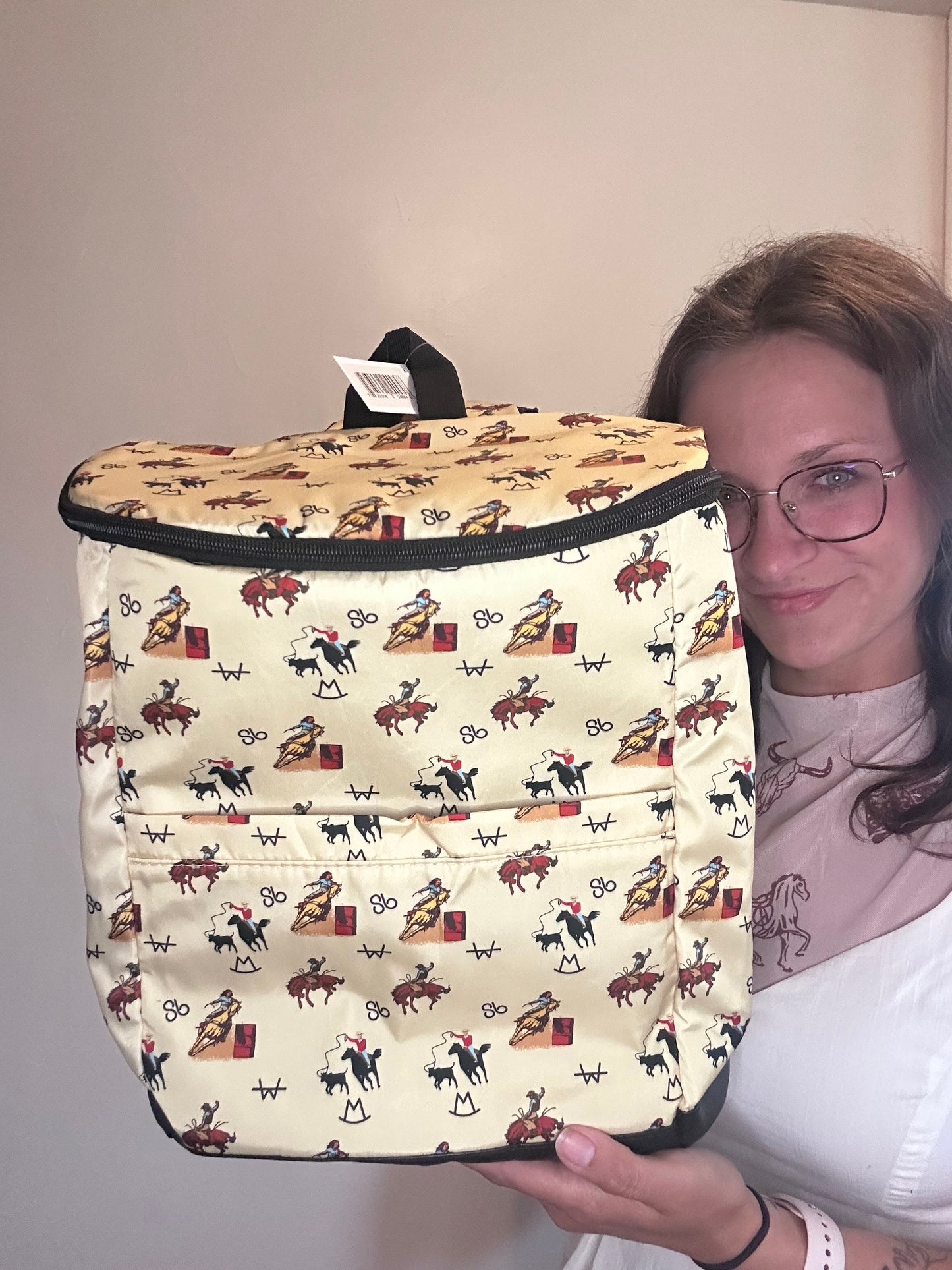 Vintage Cowboy Backpack Cooler
