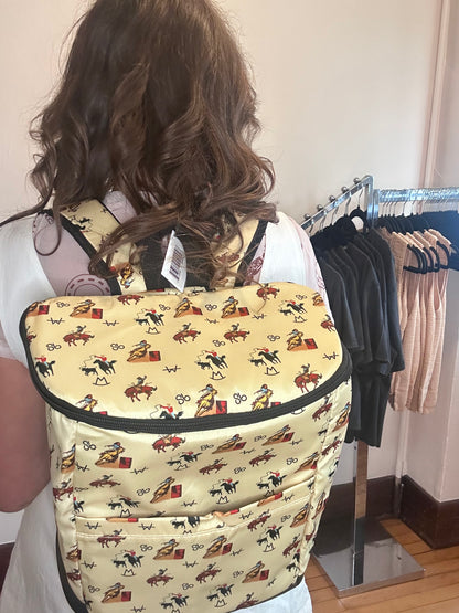 Vintage Cowboy Backpack Cooler